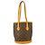 Borsa Bucket Louis Vuitton Monogram Canvas PM Marrone