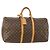 Louis Vuitton Keepall Monogram Canvas 55 Marrone