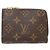 Monedero Monogram Louis Vuitton Castaño