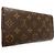 Cartera larga Louis Vuitton Monogram Castaño - vista 4