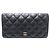 Timeless Cartera larga de piel de becerro granulada negra Chanel Negro - vista 3