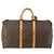 Louis Vuitton Keepall Monogram Canvas 50 Marrone - vista 2