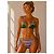 Autre Marque Pamela de Beaumane Conjunto de Bikini de Triángulo Estampado Multicolor - vista 8