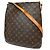 Borsa Musette Salsa Louis Vuitton in Canvas Monogram GM Marrone - vista 2
