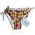 Roseanna Maquette Bikini-Höschen mit Blumenmuster und Karos