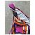Bikini Roseanna parte inferior estampado geométrico Rosa Blanco Multicolor Naranja Púrpura Azul oscuro - vista 4