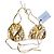 Roseanna Top Bikini Edith-Clea Stampa Geometrica Giallo e Crema Crudo