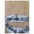 Autre Marque Conjunto de Bikini Bronzette Paris Estampado Abstracto Blanco Gris Azul oscuro - vista 5