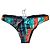 Roseanna Braguita de Bikini Gallery Estampada Negro Multicolor Verde Naranja