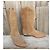 Autre Marque Botas vaqueras de ante marrón eValverde Del Carmino Castaño - vista 3