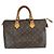 Borsa Louis Vuitton Speedy Monogram Canvas 35 Marrone