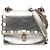 Borsa a Spalla Fendi Mini Kanai Chain Argento