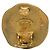 Orecchini a clip vintage Chanel Coco Mark D'oro - vista 3