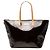 Borsa Tote Louis Vuitton Monogram Vernis Bellevue GM Bordò Porpora