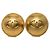 Timeless Orecchini tondi vintage Chanel Coco Mark D'oro