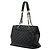 Timeless Borsa Tote Chanel Matelassé Coco Mark GST Chain Nero - vista 2