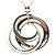Collana Tiffany & Co. 1837 Interlocking Circle Argento - vista 3