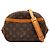 Borsa a tracolla e a spalla Louis Vuitton Monogram Blois Marrone