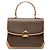 Céline Borsa Celine Macadam in pelle marrone