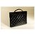 Borsa Chanel trapuntata in vernice nera Nero - vista 4