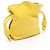 Clutch Mini Flamenco Loewe Gialla Borsa a Spalla Giallo - vista 2