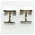Hermès HERMES Silver Cufflinks Silvery  - view 3