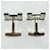 Hermès HERMES Silver Cufflinks Silvery  - view 4