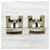 Hermès HERMES Silver Cufflinks Silvery  - view 5