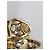 Anello Chanel Camelia CC Cristalli D'oro - vista 3