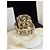Anello Chanel Camelia CC Cristalli D'oro - vista 7