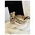 Anello Chanel Camelia CC Cristalli D'oro - vista 8