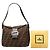 Borsa a tracolla Fendi Zucca Mamma Baguette Marrone - vista 7