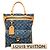 Louis Vuitton Monogram Denim Flat Shopper Tote Blau - Ansicht 8