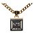 Collana a catena Chanel Coco Mark No. 5 Nero D'oro
