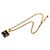 Collana a catena Chanel Coco Mark No. 5 Nero D'oro - vista 3