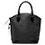 Louis Vuitton Epi Lockit PM Handtasche Schwarz
