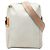 Borsa a tracolla Louis Vuitton Damier Geant Weatherly Bianco