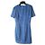 Vestido corto de encaje azul Diane Von Furstenberg