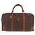 Céline Borsa Boston CELINE Macadam Canvas PVC Pelle Marrone Oro Auth 184375 D'oro - vista 2