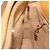 Bolsa de Ombro GUCCI Micro GG Supreme PVC Bege Ouro Auth ka4765 Dourado - vista 17