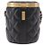 CHANEL Matelasse Chain Vanity Bag Lamb Skin Black Gold CC Auth 187609SAM Nero D'oro - vista 3