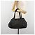 Céline Borsa CELINE Triomphe in pelle nera argento 185601A Nero - vista 21