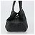 Céline Borsa CELINE Triomphe in pelle nera argento 185601A Nero - vista 5