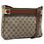 Borsa a tracolla GUCCI GG Supreme Web Sherry Line PVC Beige Oro Auth 186802 D'oro
