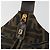 FENDI Zucca Canvas Vanity Hand Bag Black Brown Auth 185538 Marrone Nero - vista 16