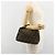 FENDI Zucca Canvas Vanity Hand Bag Black Brown Auth 185538 Marrone Nero - vista 25