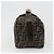 FENDI Zucca Canvas Vanity Hand Bag Black Brown Auth 185538 Marrone Nero - vista 4