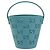 Borsa a mano per bambini GUCCI in gomma Blu Turchese 723051 Auth 185604M - vista 2