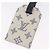 LOUIS VUITTON Savanna Chapman Brothers Porto Address Tag M54139 Auth 185779M Bianco - vista 6