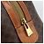 Céline Borsa CELINE Macadam Canvas PVC Pelle Marrone Oro Auth BA13467 D'oro - vista 14